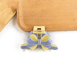 Васильковый Заколки для волос с когтями из ацетата целлюлозы (смола), аксессуары для волос для женщин и девочек, бантом, васильковый, 53x88 мм