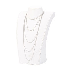 Stainless Steel Color Tarnish Resistant 316 Surgical Stainless Steel Tiered Necklaces, Stainless Steel Color, 17.7 inch(45cm)