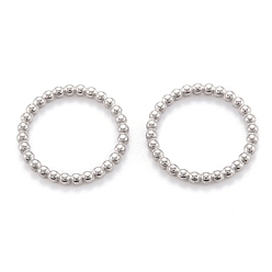 Нержавеющая Сталь Цвет Не тускнеет 304 соединительные кольца из нержавеющей стали, круговое кольцо, цвет нержавеющей стали, 20x2 мм