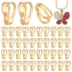 Золотой 120шт. латунные защелки на дужках, без кадмия и без свинца, стойки покрытие, долговечный, золотые, 8.5x4x5 мм, отверстие : 2x5 мм