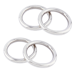 Stainless Steel Color 304 Stainless Steel Linking Rings, O Ring for Macrame Craft, Stainless Steel Color, 140x19mm, Inner Diameter: 106mm