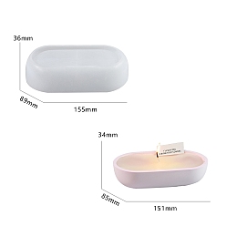 Белый Силиконовые формы для кораблей, формы для свечей, для изготовления свечей для ароматерапии, белые, 155x90x35 мм