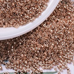 (DB0434) Гальванический Мускат Бусины miyuki delica, цилиндр, японский бисер, 11/0, (дБ 0434) оцинкованный мускат, 1.3x1.6 мм, отверстия: 0.8 мм, около 10000 шт / мешок, 50 г / мешок