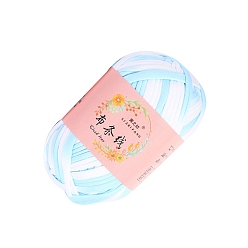 Лазурный Супермягкая полиэфирная пряжа, для ручного вязания толстой нити, лазурный, 23 мм