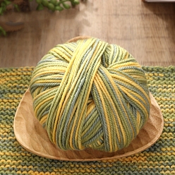 Светло-зеленый Шерстяная пряжа, для ручного вязания толстой нити, пряжа для вязания крючком, светло-зеленый, 0.3 мм, 120м/моток