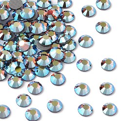 10210 200 Lt. Smoked Topaz AB Камни preciosa® crystal hotfix с плоской основой, чешский хрусталь, круглый(438 11 612 шатон роза вива 12 ®), 10210 200 lt. дымчатый топаз ab, ss 16 (3.8~4 мм)