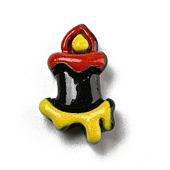 Другие Кабошоны из непрозрачной смолы на тему Хэллоуина, свеча, 16.5x10x5 мм