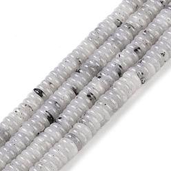 Лабрадорита Природные лабрадорита бисер нитей, рондель, 6~6.5x2~2.5 мм, отверстие : 1 мм, около 181~191 шт / нитка, 15.16~15.35'' (38.5~39.1 см)