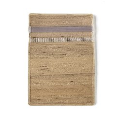 пшеница Пвх почтовый замок сумки, прямоугольные упаковочные пакеты, верхние пакеты с самозапечатыванием, цвет пшеницы, 6.9x5 см, односторонняя толщина: 7.8 мил(0.2мм)