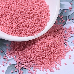 (RR4465) Duracoat Dyed Opaque Guava MIYUKI Round Rocailles Beads, Japanese Seed Beads, 11/0, (RR4465) Duracoat Dyed Opaque Guava, 2x1.3mm, Hole: 0.8mm, about 50000pcs/pound