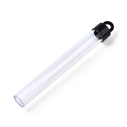 Прозрачный Контейнеры для хранения шариков из полистирола, для бус, образец образца лабораторный, колонка, прозрачные, 1.6x14.2 см, 13 мм внутренним диаметром, емкость: 14 мл (0.47 жидких унций)