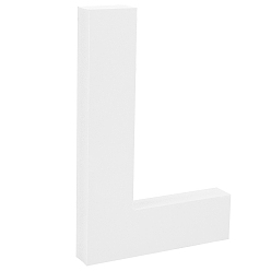 Letter L Деревянные буквы орнаменты, для diy craft, домашнего декора, letter.l, л: 150x100x15 мм