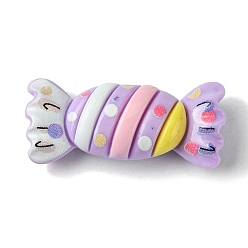 Candy Кабошоны из непрозрачной смолы на тему Хэллоуина, конфеты, 14x31.5x9 мм