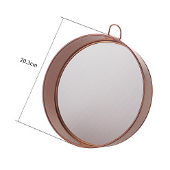 Розовое Золото Полуавтоматические 304 просеиватели для выпечки из нержавеющей стали, сито для муки, для выпечки, розовое золото , 203x50 мм