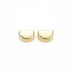 Light Gold Rack Plating Alloy Beads, Cadmium Free & Nickel Free & Lead Free, Bean, Light Gold, 10x7x5.5mm, Hole: 1.6mm