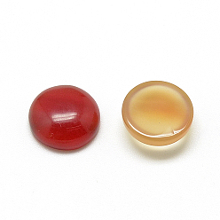 Natural Agate Natural Agate Cabochons, Dyed, Half Round/Dome, 20x6mm