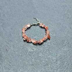 Вишневый Кварц Браслеты из вишневого кварцевого стекла с бусинами для женщин