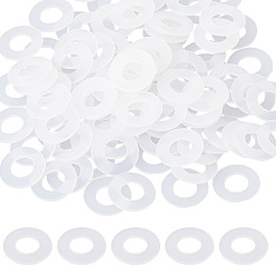 Белый 100 шт. нейлоновых шайб, изоляционная прокладка, белые, 12x1 мм