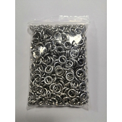 Нержавеющая Сталь Цвет Устойчивы к потускнению 304 открытые соединительные кольца из нержавеющей стали, круглые, цвет нержавеющей стали, 12 датчик, 10x2 мм, внутренний диаметр: 6 мм, отверстие : 6 мм