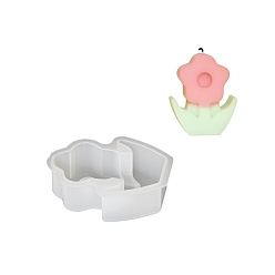 Белый Силиконовые формы, цветок, белые, 84x68x25 мм