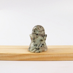 Джаспер Кунжут Хэллоуин натуральный кунжут яшма призрак украшение, исцеленный камень, для рейки чакра медитативная терапия decos, 38 мм