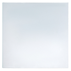 WhiteSmoke Frosted Glass Cabochons, for Teaching Apparatus, Square, WhiteSmoke, 300x300x3.5mm