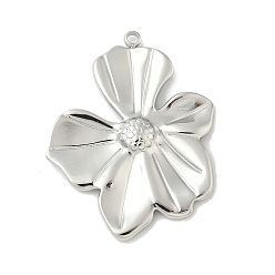 Нержавеющая Сталь Цвет 304 подвески из нержавеющей стали, , цвет нержавеющей стали, 36x27x3 мм, отверстие : 1.6 мм