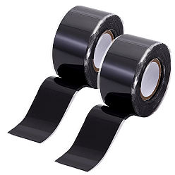 Black 300CM Silicone Self-adhesive Pipe Insulation Tape, Black, 26x0.5mm