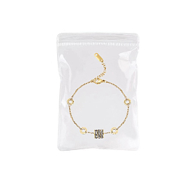 Прозрачный Пвх почтовый замок сумки, сумки для хранения ювелирных изделий, прямоугольные, прозрачные, 10x7x0.026 см