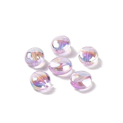 Pearl Pink Acrylic Beads, Imitation Baroque Pearl Style, Oval, Pearl Pink, 11x9.5x6mm, Hole: 1.3mm