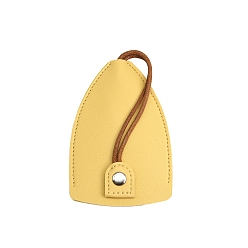 Желтый Сумка для ключей из искусственной кожи, желтые, 11.5x7.5 см