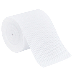 White 14Yards Polypropylene Wave Fold Curtain Tape, Curtain Tape for Hook, Drapery Header Tape, White, 100mm