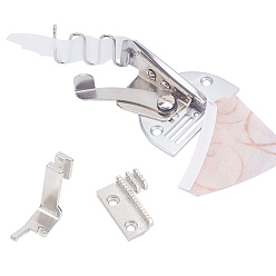 Platinum Iron Sewing Machine Binder, Flat Seam Binder Attachment Folder, for Industrial Sewing Machines, Platinum, 107x64x26mm