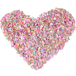 Food 8 сумки ПВХ кабошоны, ногтей декоративные аксессуары, питание, 0.4~0.6x0.4~0.7x0.05 см, 1000 шт / пакет