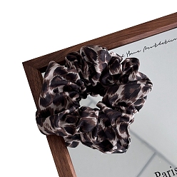 Фиолетовый Аксессуары для волос из ткани с леопардовым принтом, для женщин и девочек, резинка для волос / резинки для волос, фиолетовые, 140 мм