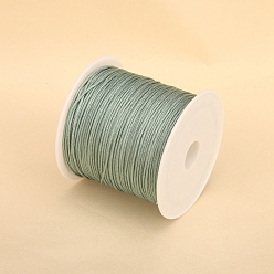 Кадет Синий 50м нейлоновая нить, шнур с китайским узлом, для изготовления ювелирных изделий, кадетский синий, 0.8 мм, около 54.68 ярдов (50 м) / рулон