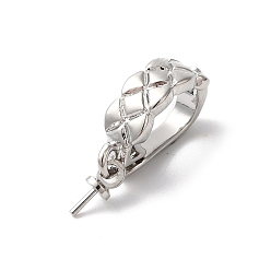 Платина Поручительств латуни кулон, без кадмия, без никеля и без свинца, платина, 19 мм