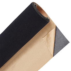 Черный Бархатная ткань, самоклеящаяся ткань, чёрные, 360x0.5 мм, около 3 м / рулон