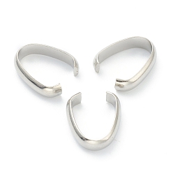 Stainless Steel Color Non-Tarnish 304 Stainless Steel Quick Link Connectors, Oval, Stainless Steel Color, 12x10x3mm, Inner Diameter: 9.5x8mm