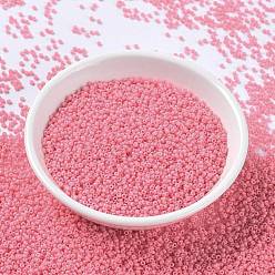 (RR4467) Duracoat Dyed Opaque Carnation MIYUKI Round Rocailles Beads, Japanese Seed Beads, 15/0, (RR4467) Duracoat Dyed Opaque Carnation, 1.5mm, Hole: 0.7mm, about 250000pcs/pound
