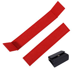 (123L) Белый крем непрозрачный блеск 2шт. прямоугольная основа для фетровой сумки, заставка и вкладыш для кошелька на сумке-цепочке, огнеупорный кирпич, 179~270x35x6 мм