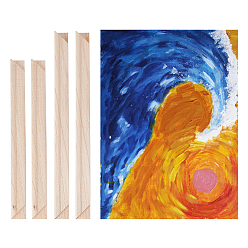 Цвет Древесины Планки каркаса свечи, прямоугольные, деревесиные, готовое изделие: 30x25x1.5 см