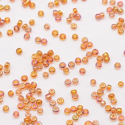 Chocolate 6/0 Round Glass Seed Beads, Grade A, Transparent Colours Rainbow, Chocolate, 3.6~4.0mm, Hole: 1.2mm, about 5000pcs/pound