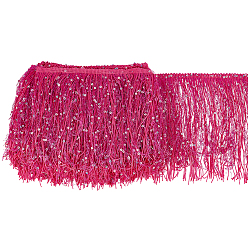 Камелия 5m отделка из полиэстеровой ленты с пайетками и кисточками, аксессуары для одежды, камелия, 7-7/8 дюйм (200 мм), около 5.47 ярдов (5 м) / мешок