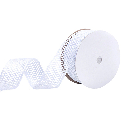 Белый Полиэфирная лента для поделок своими руками, белые, 1-3/8 дюйм (36 мм), около 20.00 ярдов (18.29 м) / рулон