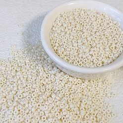 Кукурузный Шелк Стеклянный бисер непрозрачных цветов, рондель, цвет колоса кукурузы, 3 мм, отверстие : 0.7 мм, о 500~600 шт / комплект