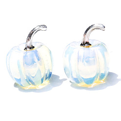 Опал Резные фигурки тыквы из опалита, для домашнего офиса настольный орнамент фэн-шуй, 20 мм