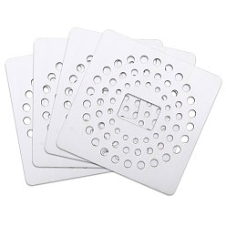 (404) Непрозрачное AB Кислое яблоко Деревянные бусины дизайнерские доски, поднос для изготовления ювелирных изделий из бисера своими руками, квадратный, цветочный белый, 20x20x0.5 см