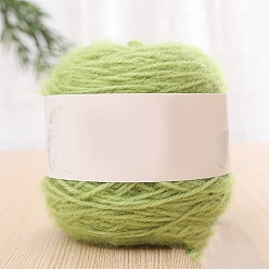 Желто-Зеленый Полиэфирная пряжа для вязания, для одежды шарфы свитера шали шапки, желто-зеленый, 200г/моток