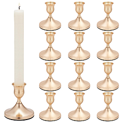 Light Gold Iron & Aluminium Alloy Candle Holders, Home Decoration, Light Gold, 69x72mm